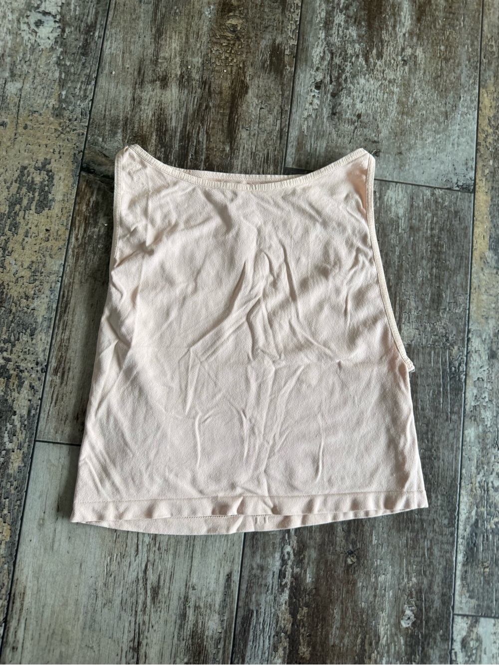 2 for $15 sale; Free people light orange boat neck cropped tank - M/L